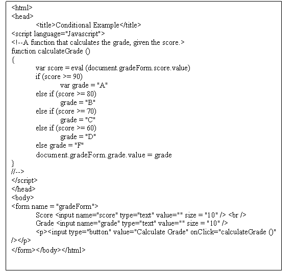 32 Grade Program In Javascript Javascript Overflow